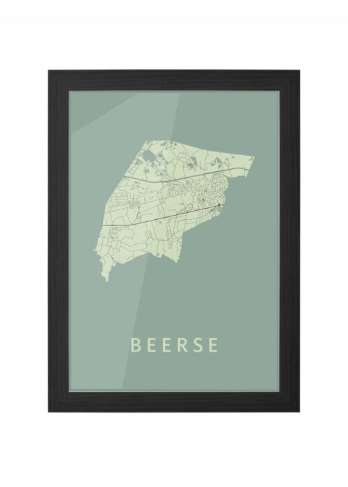 Beerse Olive Ingelijst in Zwart lijst Kopen | Kunst in Kaart
