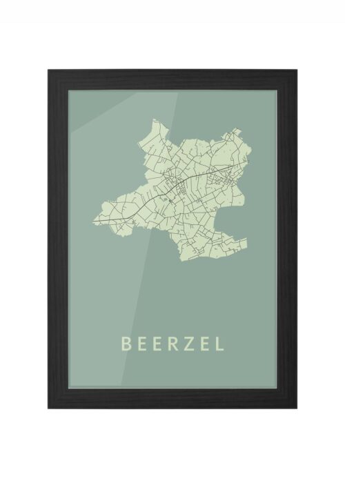 Beerzel Olive Ingelijst in Zwart lijst Kopen | Kunst in Kaart