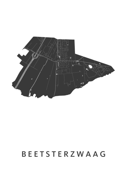 Beetsterzwaag Stadskaart Poster Kopen