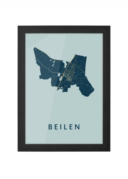 Beilen Prussian Ingelijst in Zwart lijst Kopen | Kunst in Kaart
