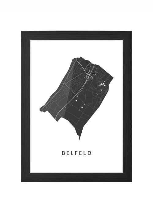 Belfeld Ingelijst in Zwart lijst Kopen | Kunst in Kaart