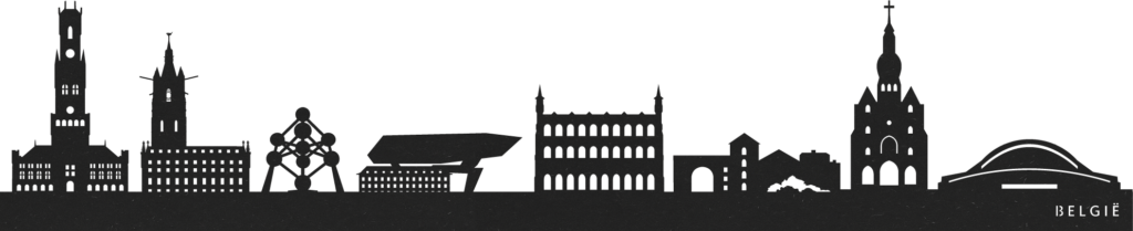 België zwarte skyline