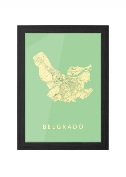 Belgrado Spring Ingelijst in Zwart lijst Kopen | Kunst in Kaart