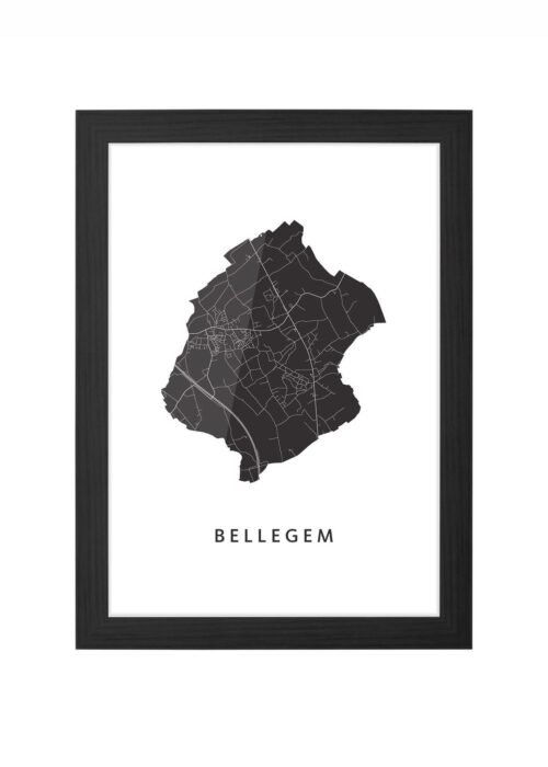 Bellegem Ingelijst in Zwart lijst Kopen | Kunst in Kaart