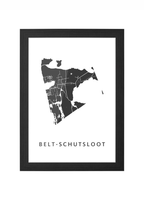 Belt-Schutsloot Ingelijst in Zwart lijst Kopen | Kunst in Kaart