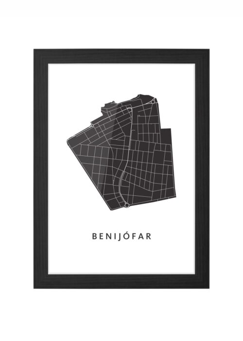 Benijófar Ingelijst in Zwart lijst Kopen | Kunst in Kaart