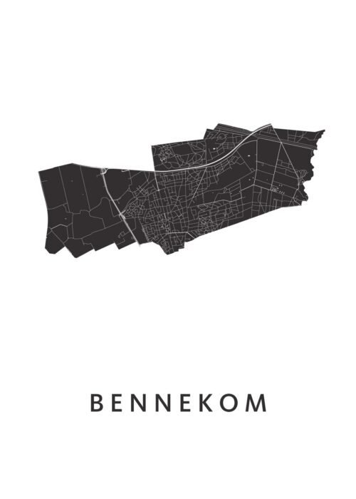 Bennekom Stadskaart Poster Kopen