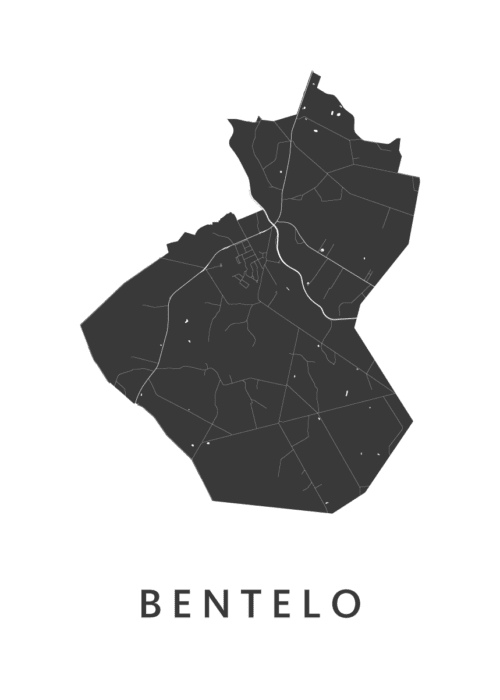 Bentelo Stadskaart Poster Kopen