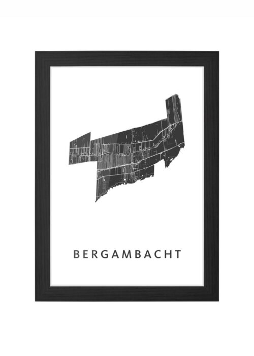 Bergambacht Ingelijst in Zwart lijst Kopen | Kunst in Kaart