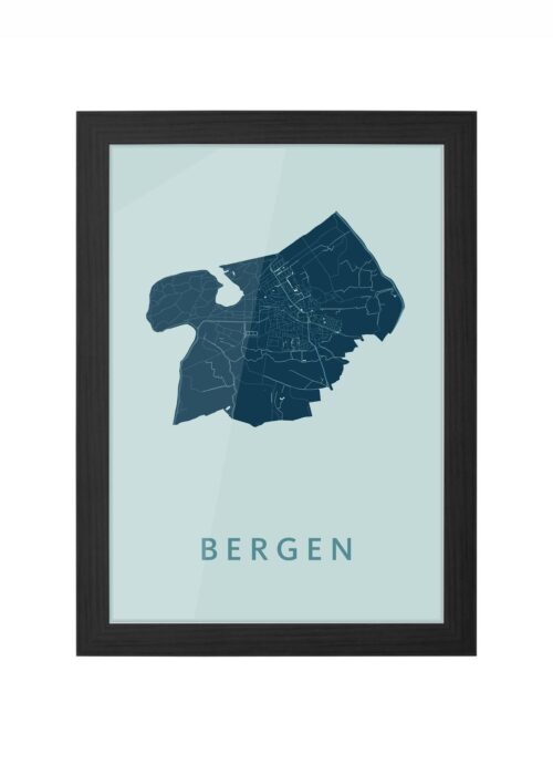 Bergen Mint Ingelijst in Zwart lijst Kopen | Kunst in Kaart
