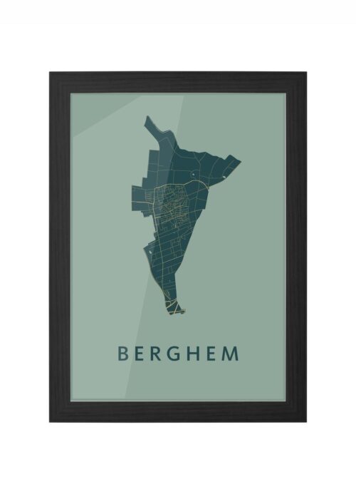 Berghem Amazon Ingelijst in Zwart lijst Kopen | Kunst in Kaart
