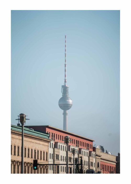 Fernsehturm - Berlijn - Stadsfotografie - Poster