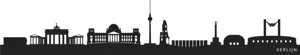 Berlijn zwarte skyline