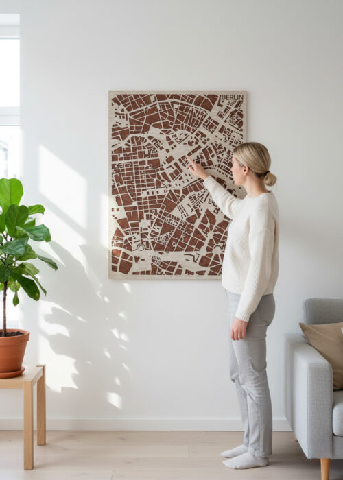 Berlijn - PET-vilt - Akoestische stadskaart