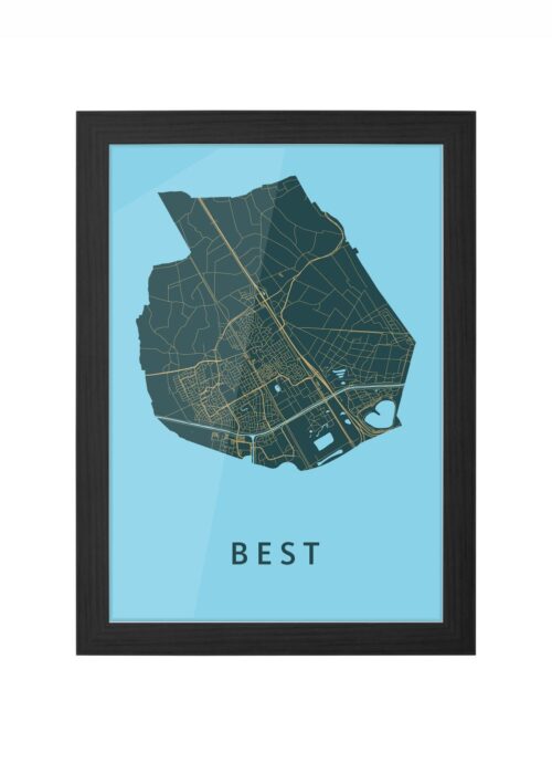 Best Azure Ingelijst in Zwart lijst Kopen | Kunst in Kaart