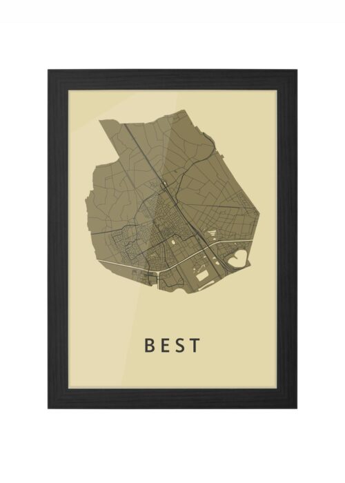Best GoldenRod Ingelijst in Zwart lijst Kopen | Kunst in Kaart