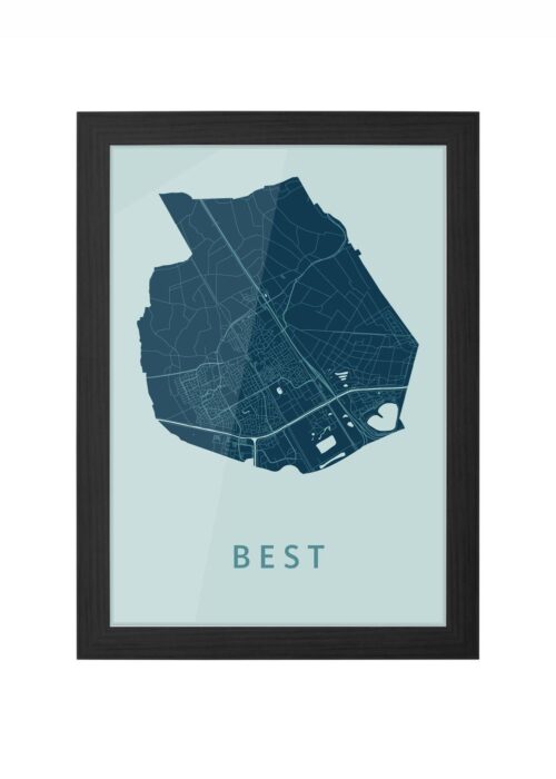 Best Mint Ingelijst in Zwart lijst Kopen | Kunst in Kaart