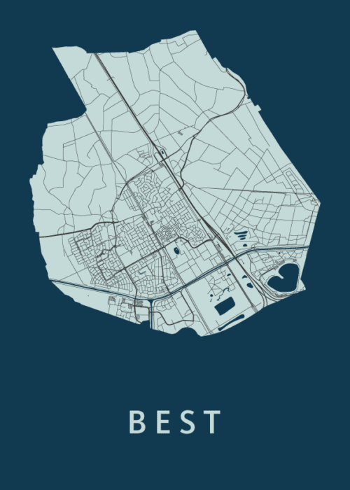 Best Navy Stadskaart Poster Kopen
