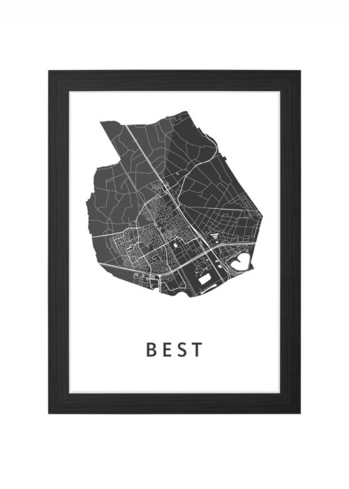 Best White Ingelijst in Zwart lijst Kopen | Kunst in Kaart