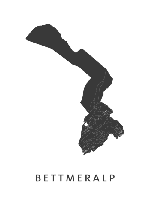 Bettmeralp Stadskaart Poster Kopen