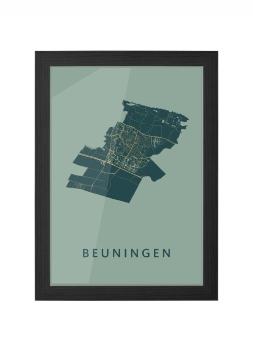 Beuningen Amazon Ingelijst in Zwart lijst Kopen | Kunst in Kaart