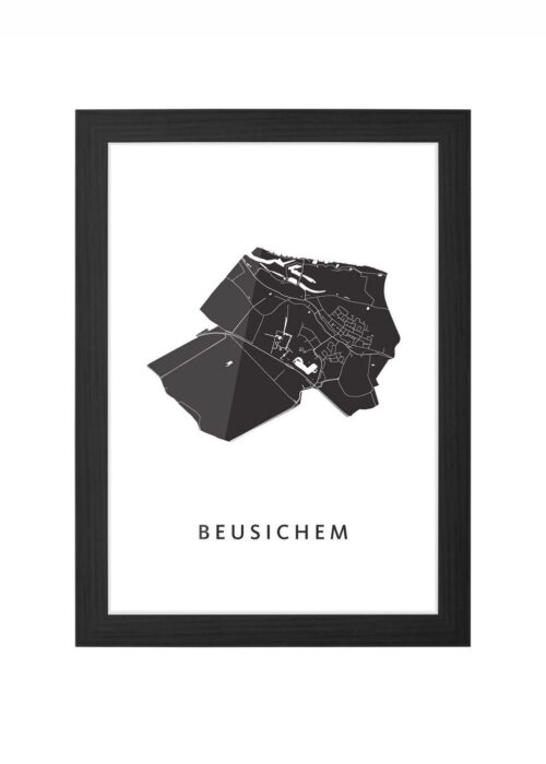 Beusichem Ingelijst in Zwart lijst Kopen | Kunst in Kaart