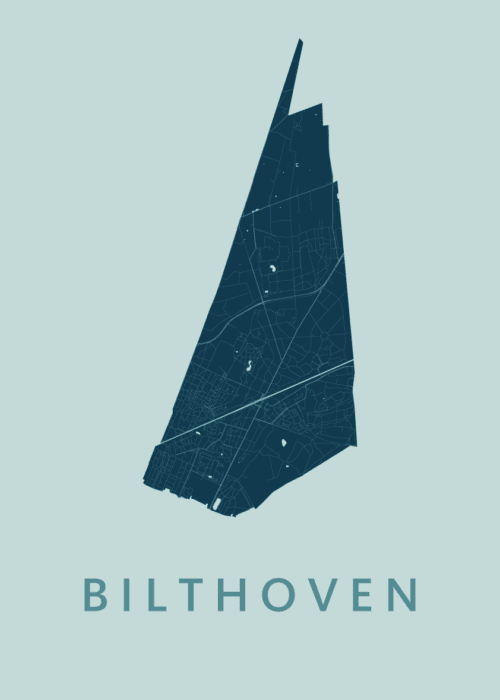 Bilthoven Mint Stadskaart Poster Kopen