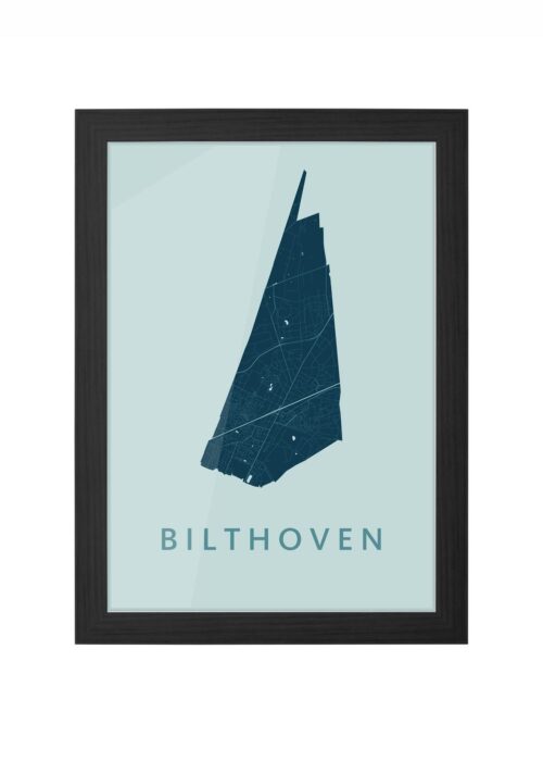 Bilthoven Mint Ingelijst in Zwart lijst Kopen | Kunst in Kaart
