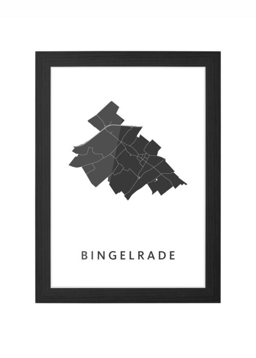Bingelrade Ingelijst in Zwart lijst Kopen | Kunst in Kaart