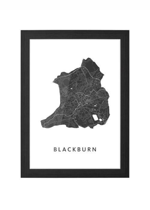 Blackburn Ingelijst in Zwart lijst Kopen | Kunst in Kaart