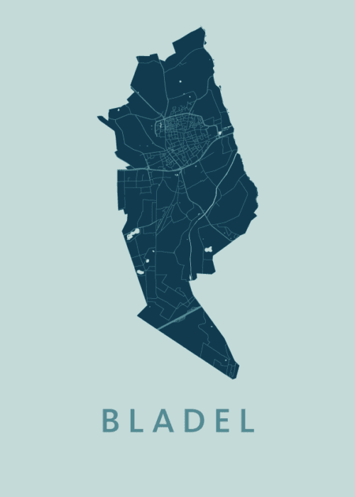 Bladel Mint Stadskaart Poster Kopen