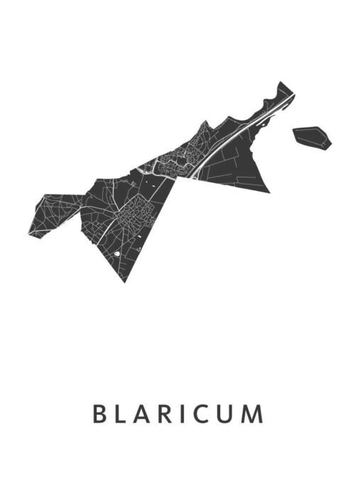 Blaricum Stadskaart Poster Kopen