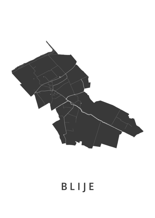 Blija Stadskaart Poster Kopen