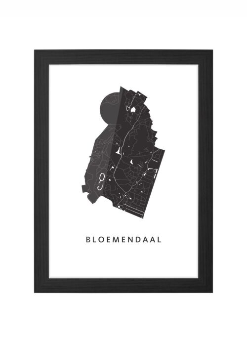 Bloemendaal Ingelijst in Zwart lijst Kopen | Kunst in Kaart