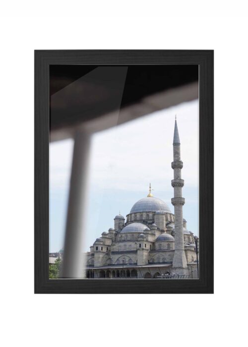 blue mosque ii fotografie poster ingelijst in zwarte lijst