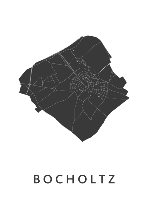 Bocholtz Stadskaart Poster Kopen