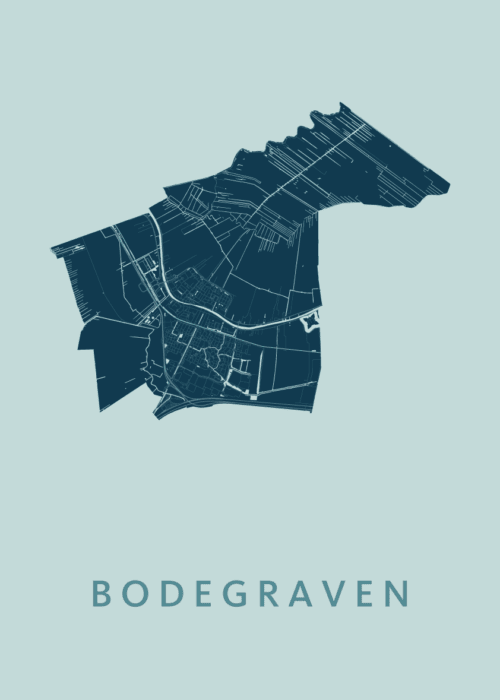 Bodegraven Mint Stadskaart Poster Kopen