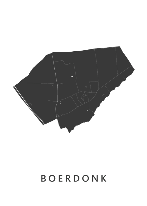 Boerdonk Stadskaart Poster Kopen
