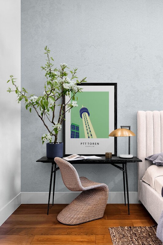 PTT Toren - Haarlem - Pop Art Poster