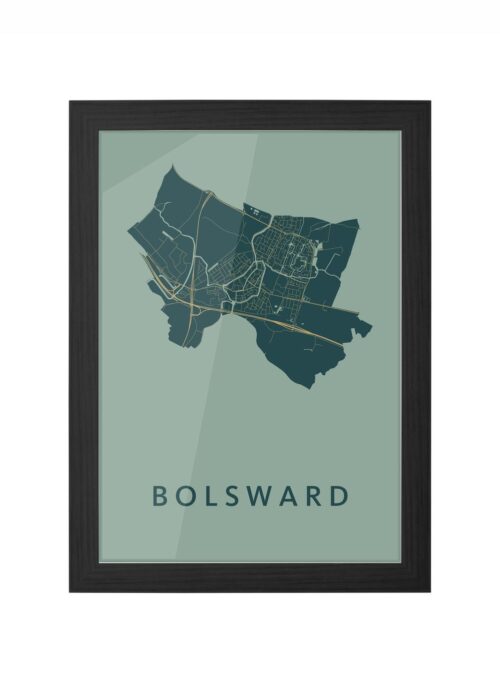 Bolsward Amazon Ingelijst in Zwart lijst Kopen | Kunst in Kaart