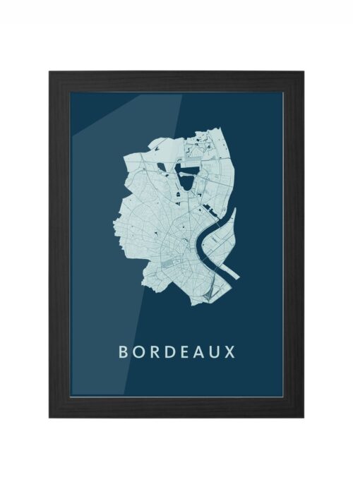 Bordeaux Feldgrau Ingelijst in Zwart lijst Kopen | Kunst in Kaart