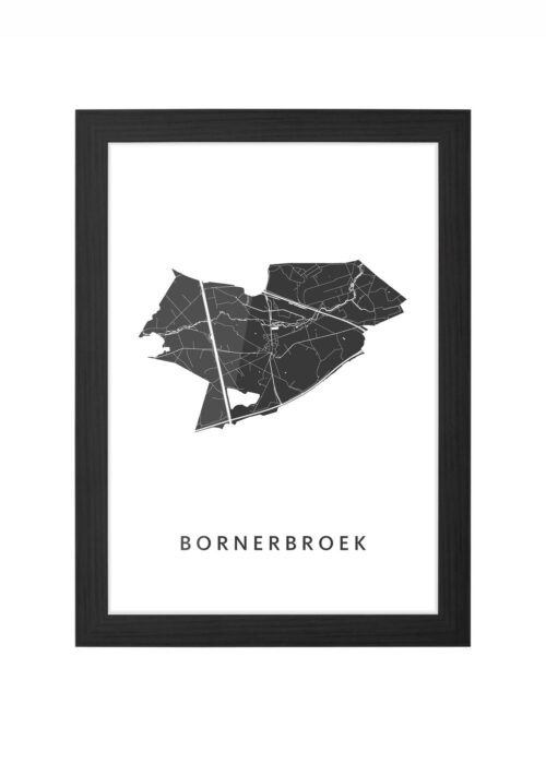 Bornerbroek Ingelijst in Zwart lijst Kopen | Kunst in Kaart