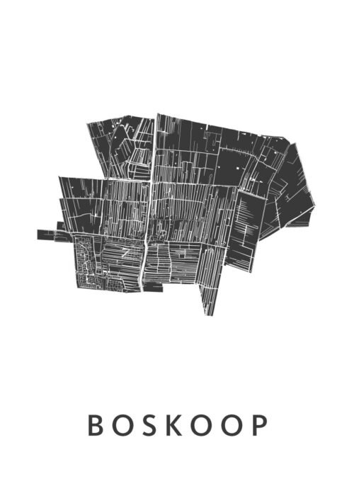 Boskoop Kaart Poster