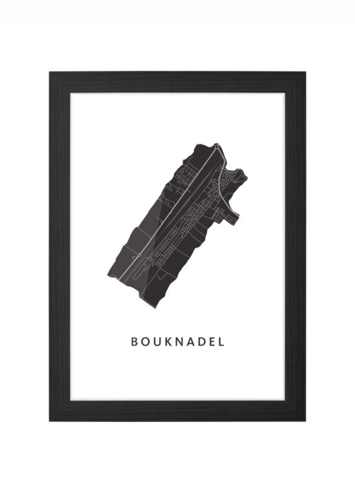 Bouknadel Ingelijst in Zwart lijst Kopen | Kunst in Kaart