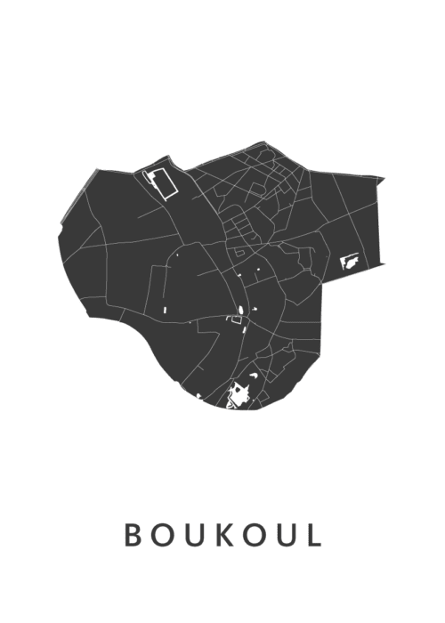 Boukoul Stadskaart Poster Kopen