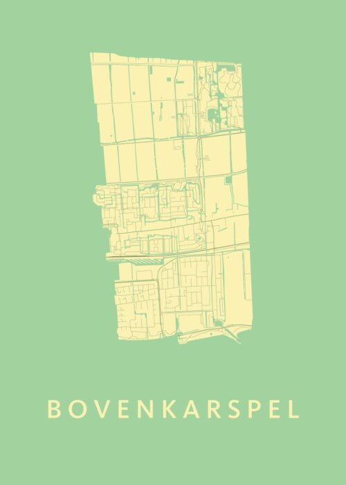 Bovenkarspel Spring Stadskaart Poster Kopen