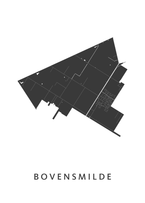 Bovensmilde Stadskaart Poster Kopen