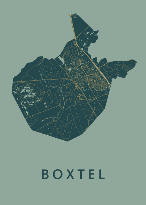 Boxtel Amazon Stadskaart Poster Kopen