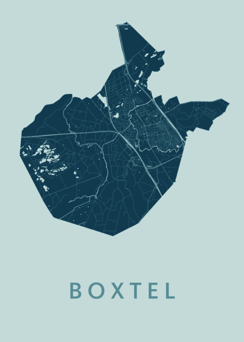 Boxtel Mint Stadskaart Poster Kopen