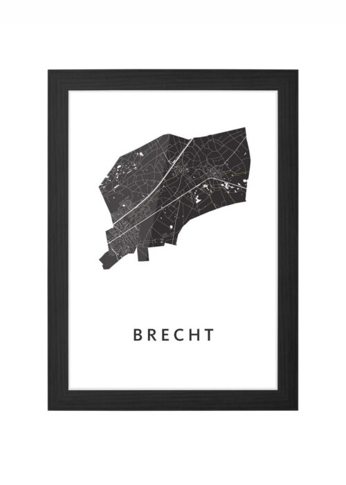Brecht White Ingelijst in Zwart lijst Kopen | Kunst in Kaart